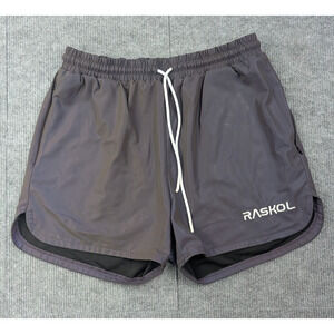 Raskol Athletic Shorts Mens Large Oil Slick Weight Lifting Workout Training